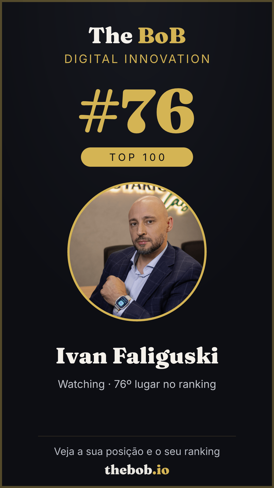 Selo The BoB · Ivan Faliguski