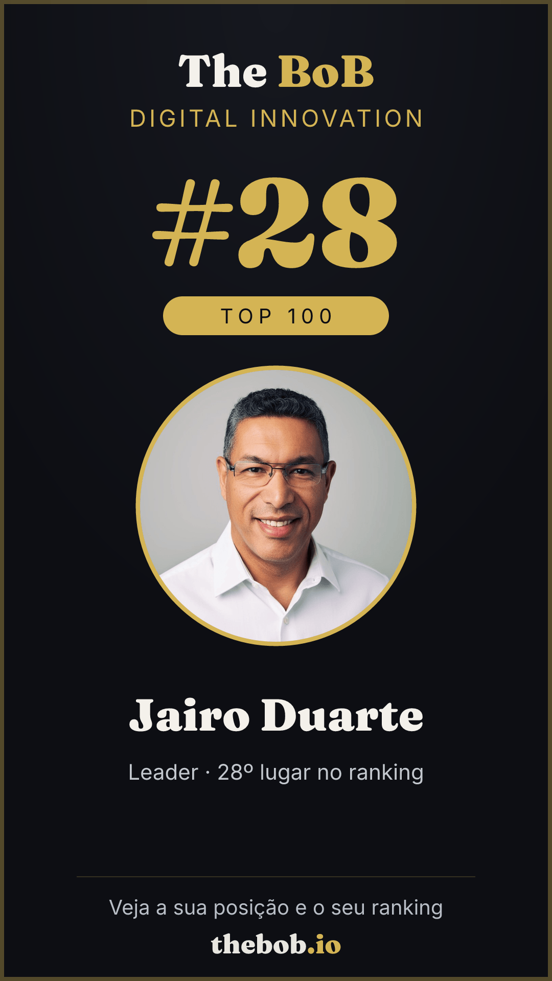 Selo The BoB · Jairo Duarte
