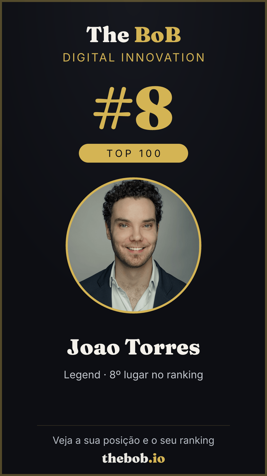 Selo The BoB · Joao Torres