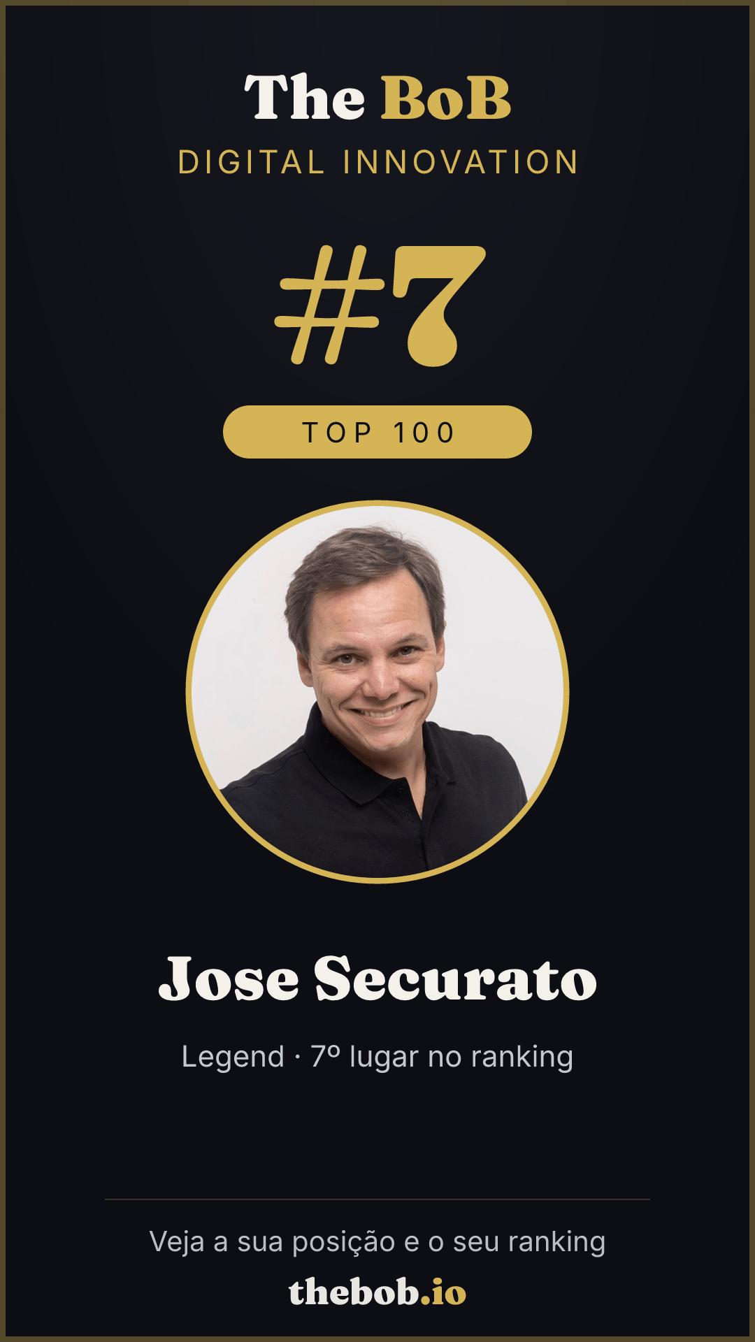 Selo The BoB · Jose Securato