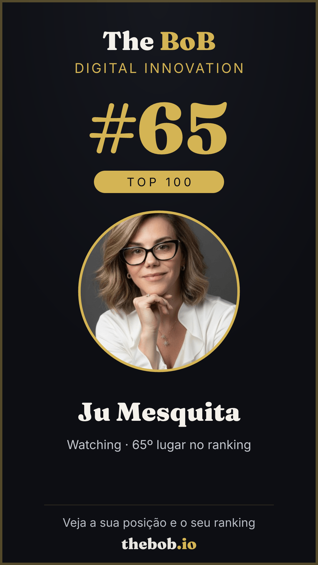 Selo The BoB · Ju Mesquita