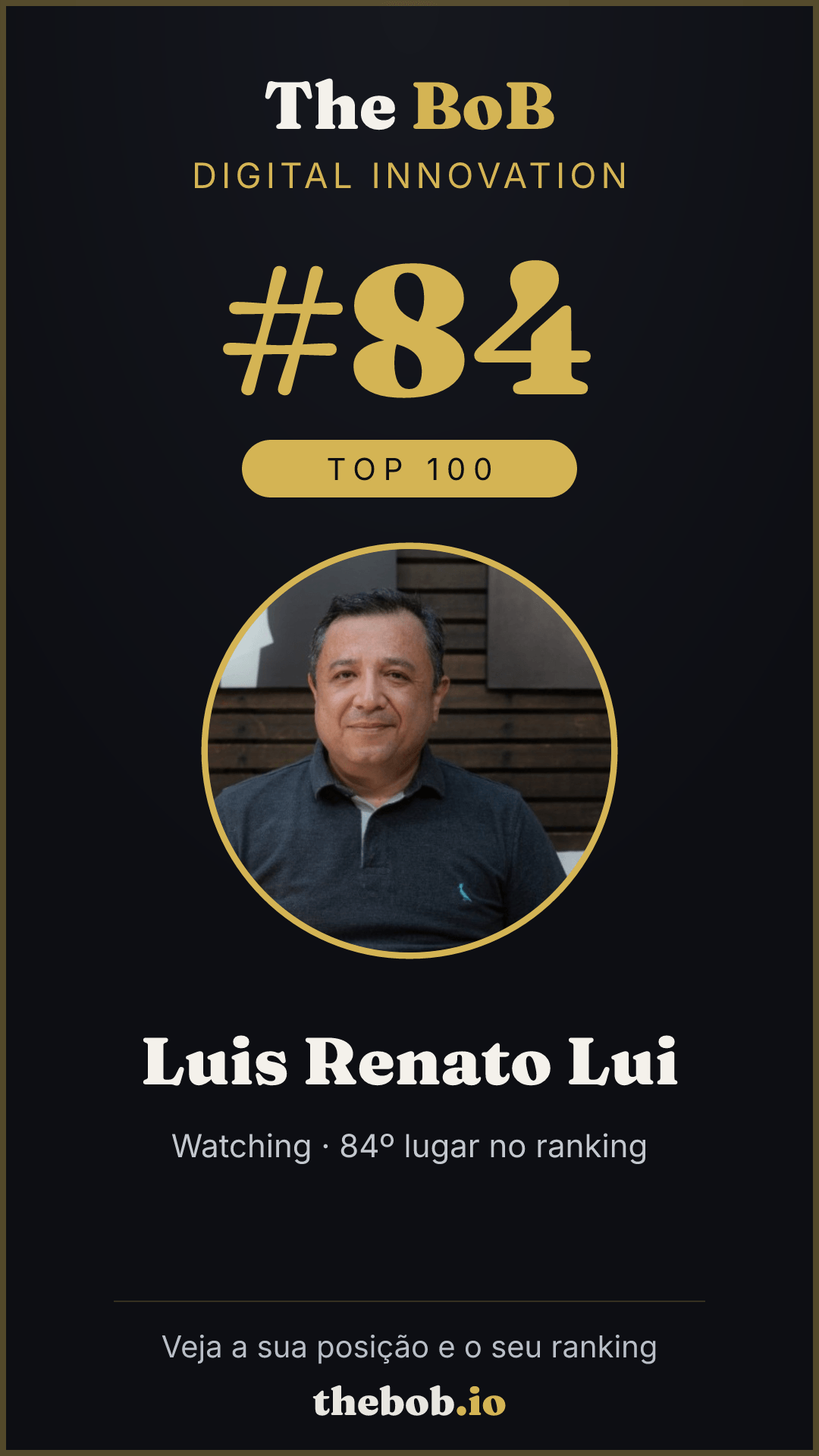 Selo The BoB · Luis Renato Lui