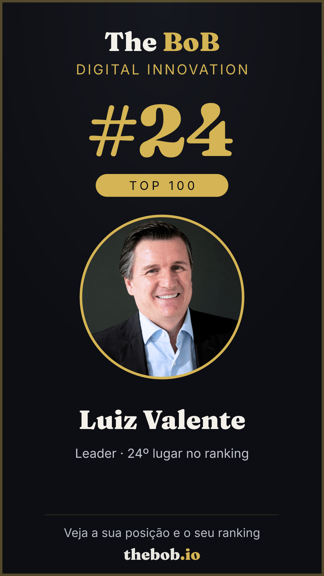 Selo The BoB · Luiz Valente