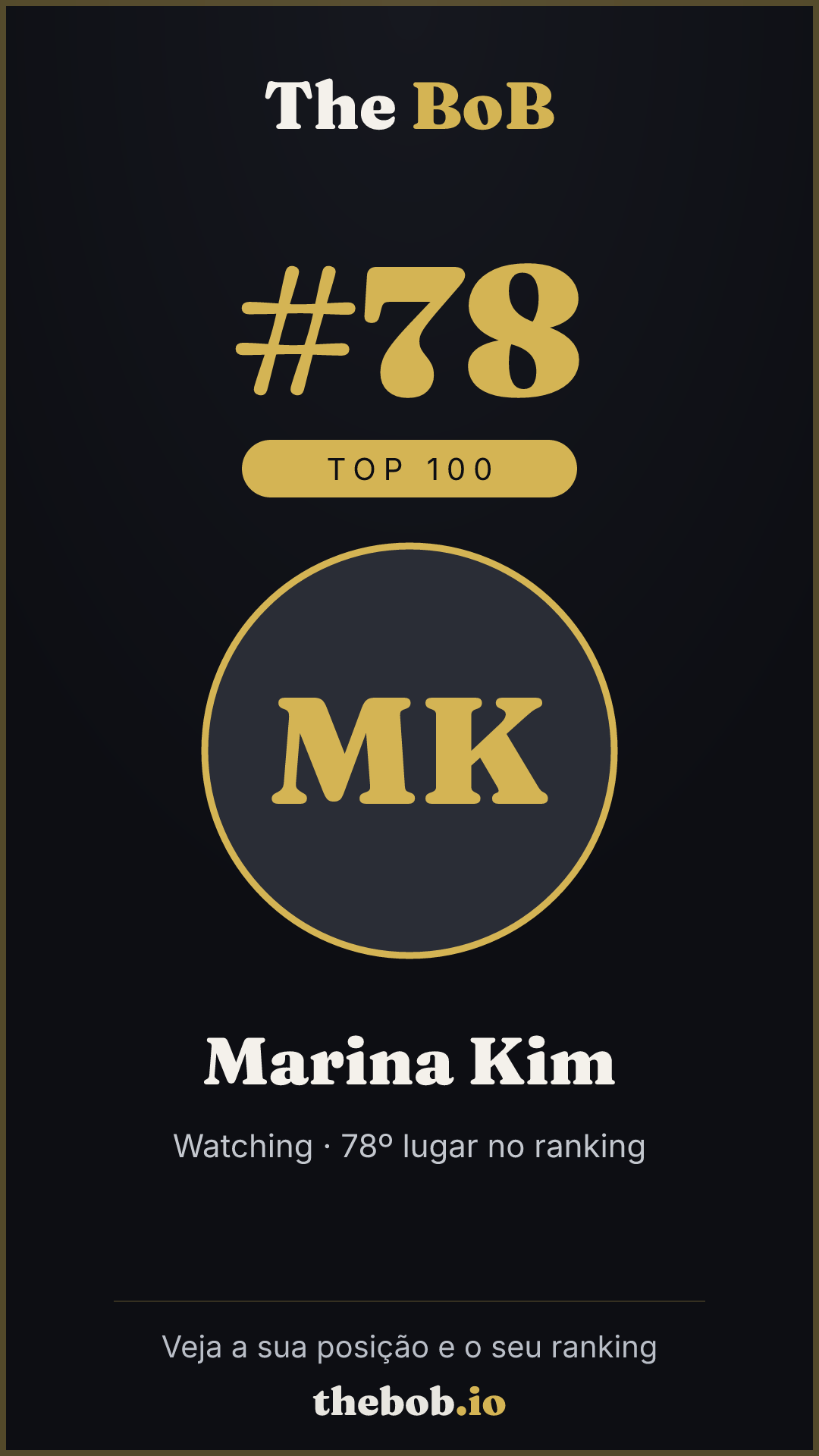 Selo The BoB · Marina Kim
