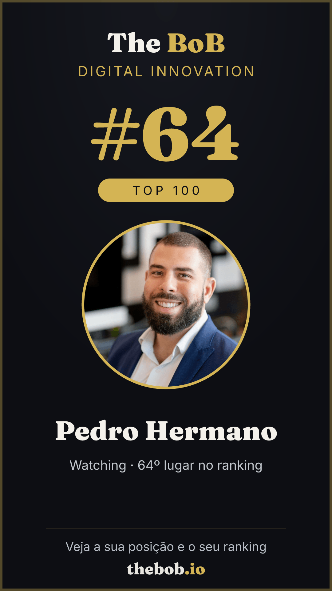 Selo The BoB · Pedro Hermano