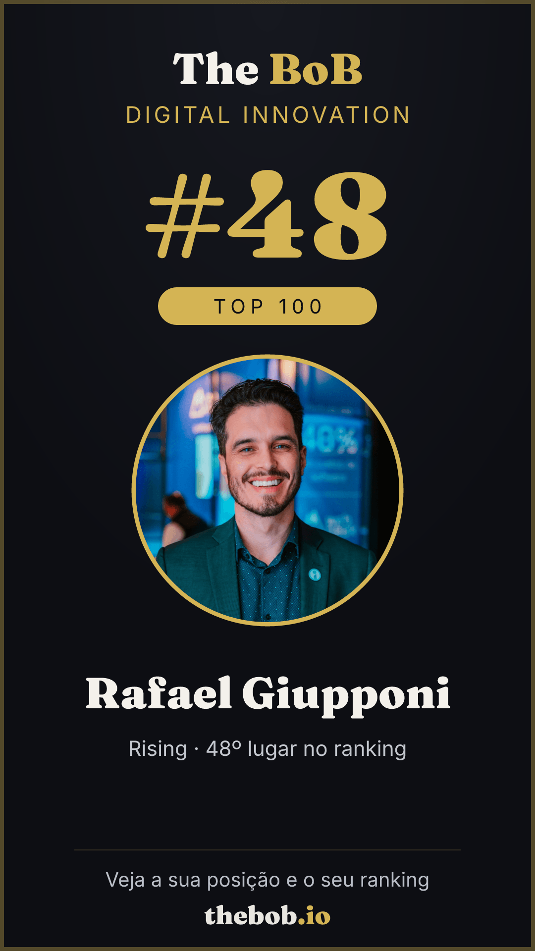 Selo The BoB · Rafael Giupponi