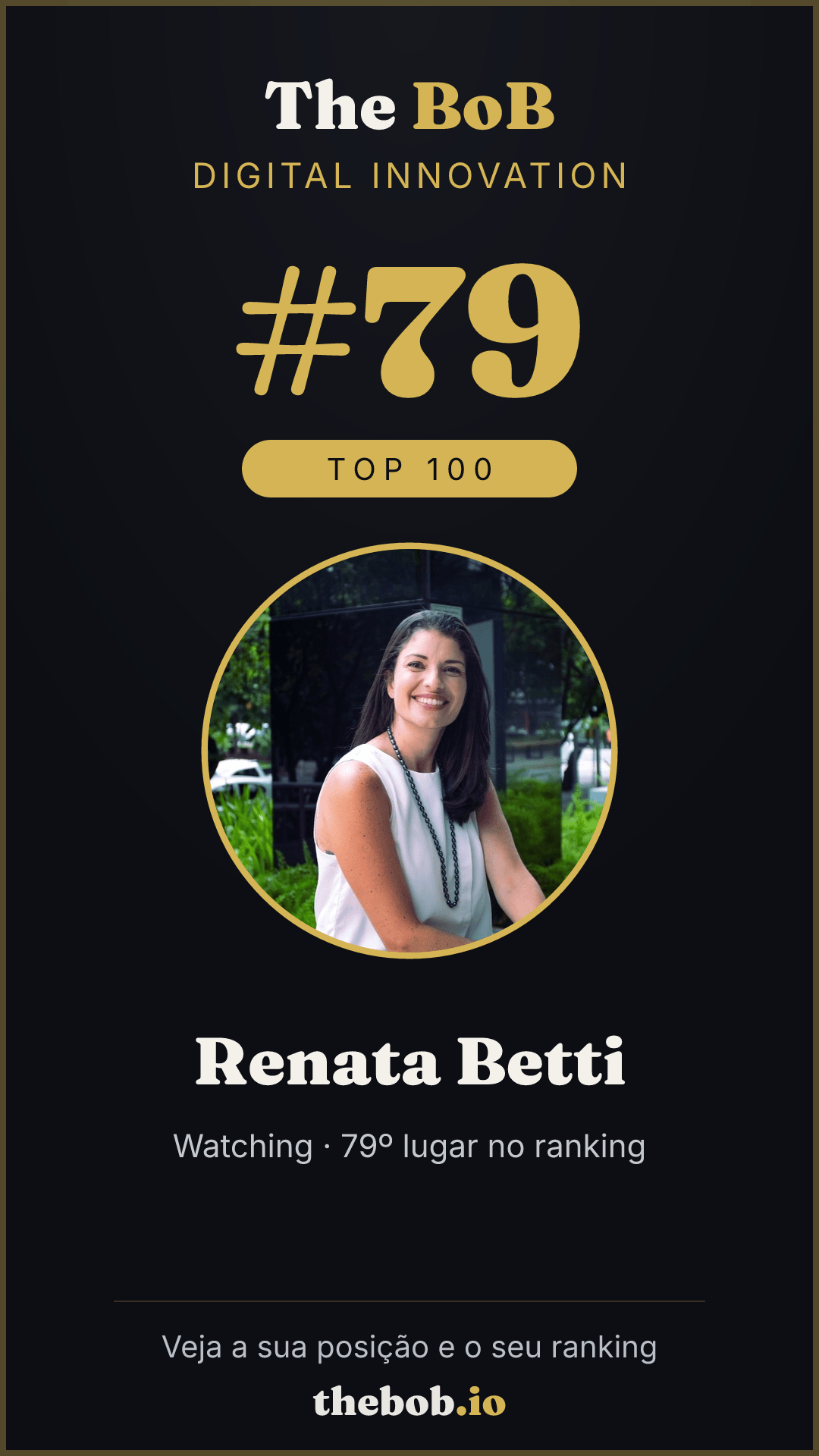 Selo The BoB · Renata Betti