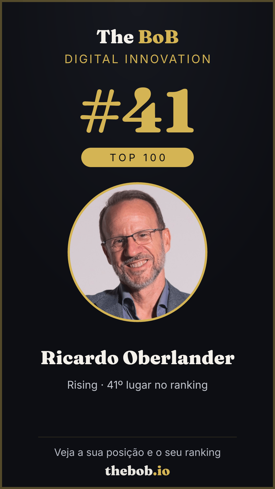 Selo The BoB · Ricardo Oberlander