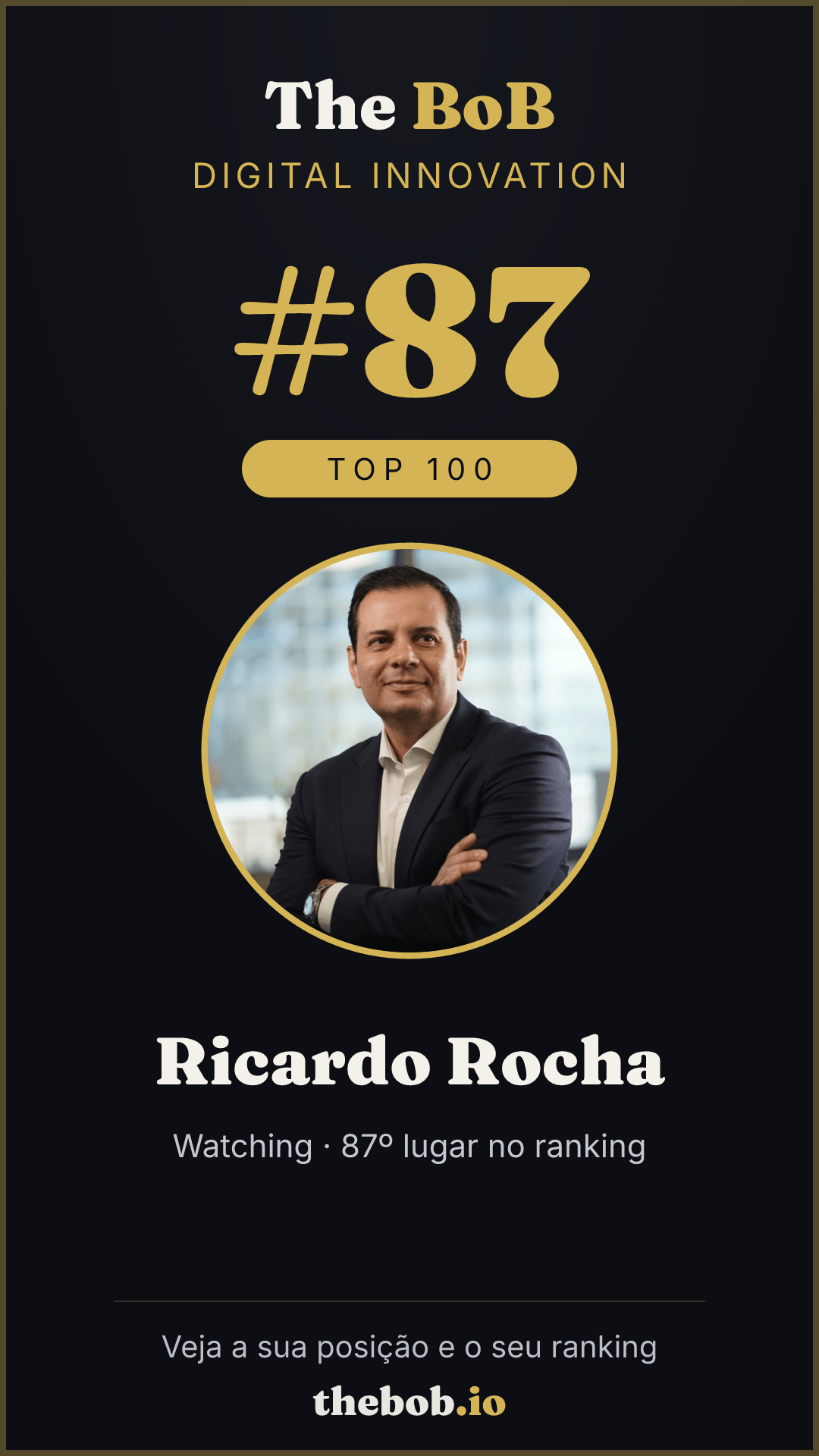 Selo The BoB · Ricardo Rocha