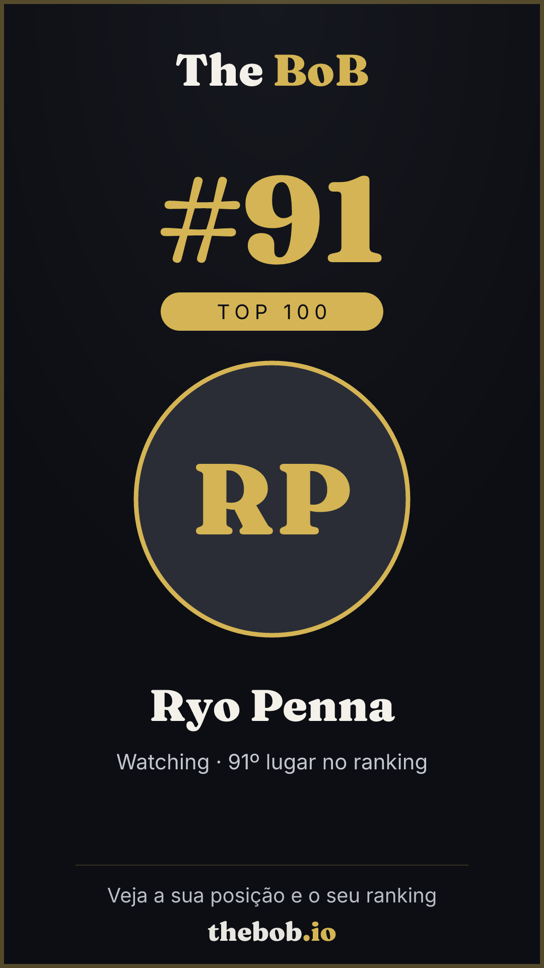 Selo The BoB · Ryo Penna