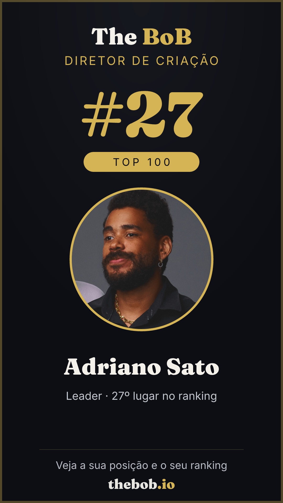 Selo The BoB · Adriano Sato