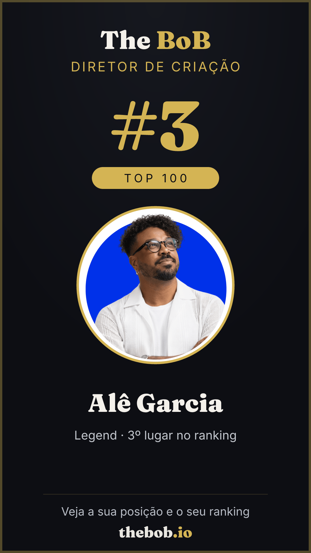 Selo The BoB · Alê Garcia