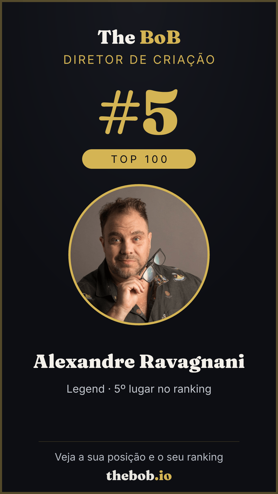 Selo The BoB · Alexandre Ravagnani