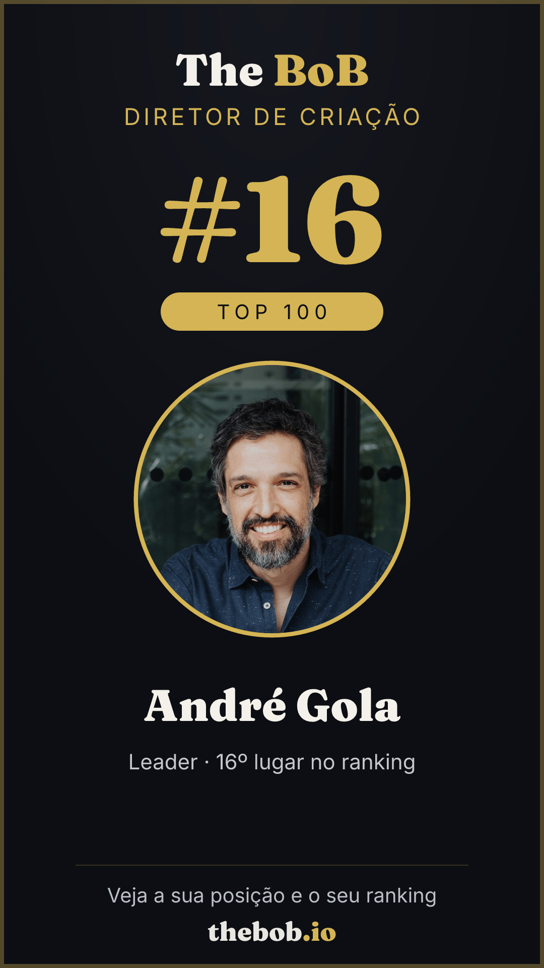 Selo The BoB · André Gola