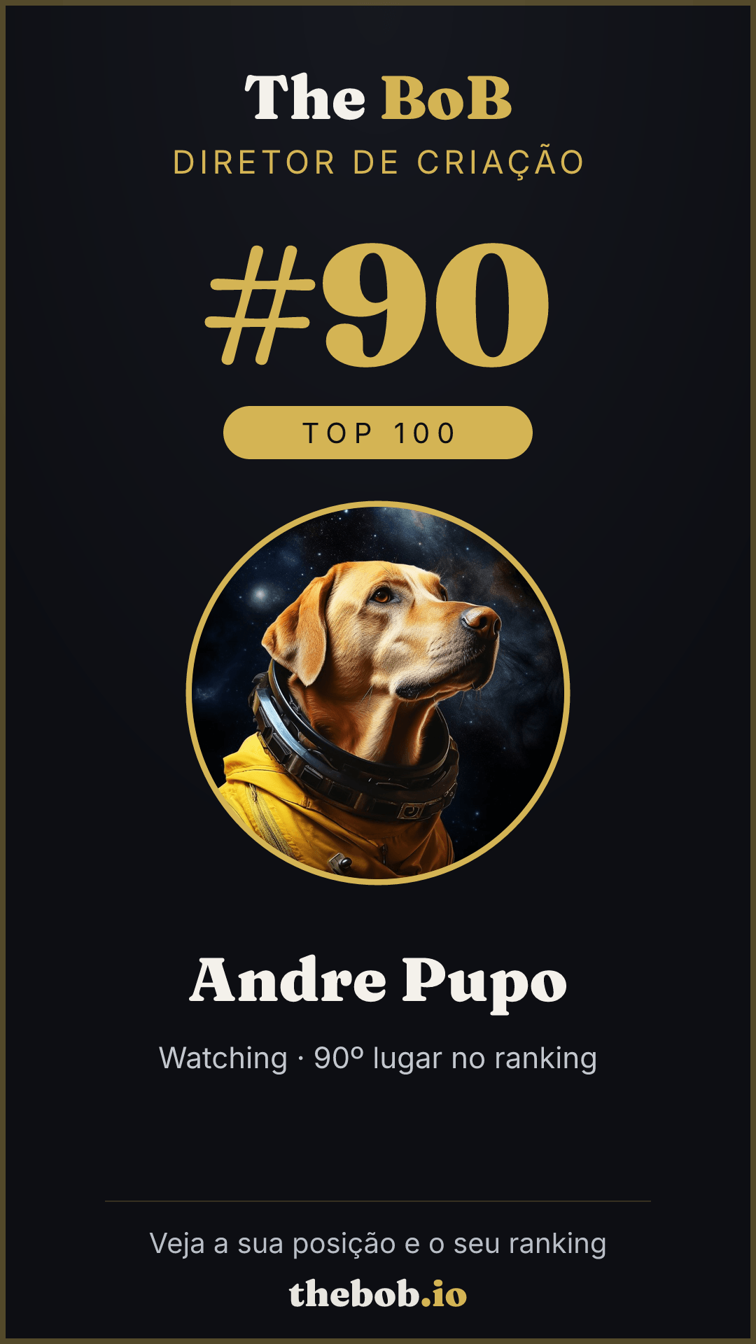 Selo The BoB · Andre Pupo