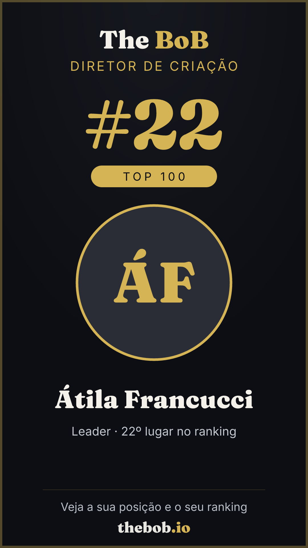Selo The BoB · Átila Francucci