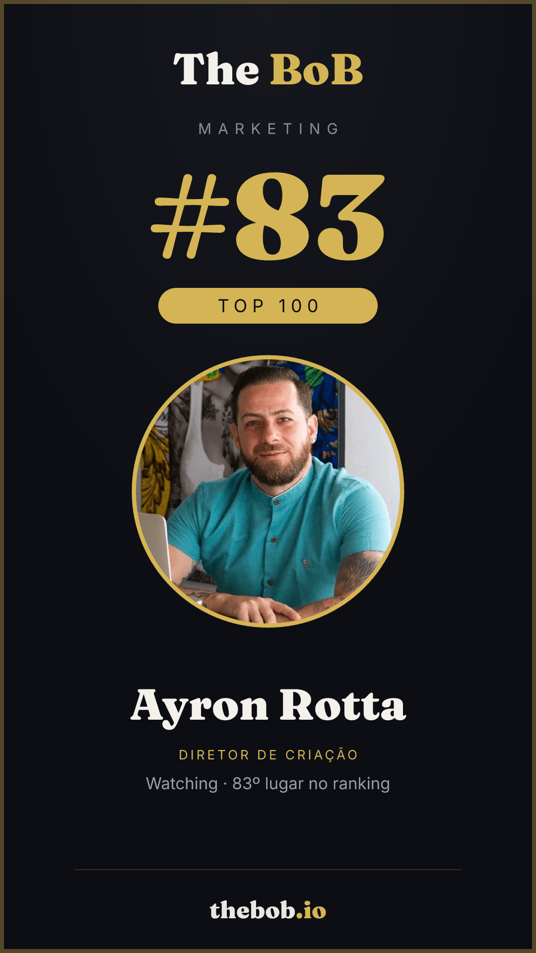 Selo The BoB · Ayron Rotta
