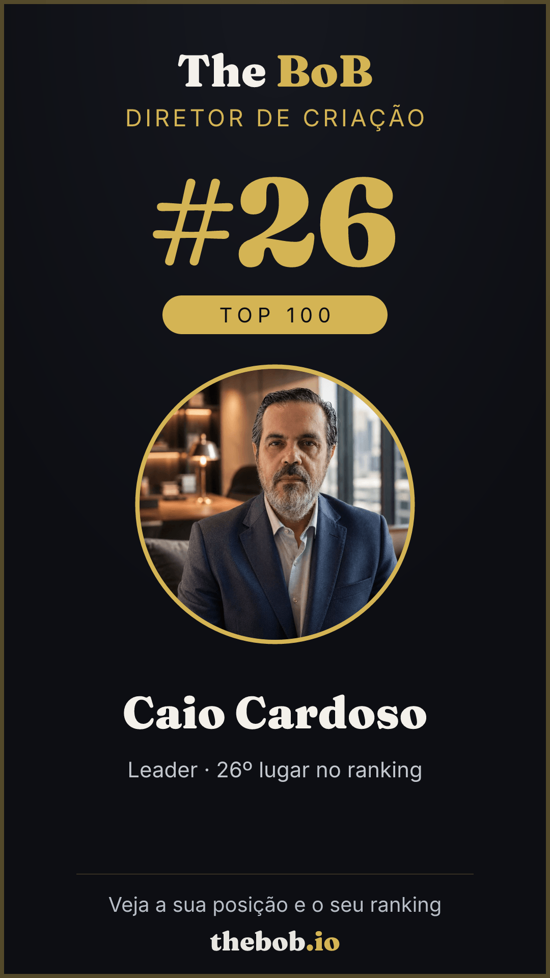 Selo The BoB · Caio Cardoso