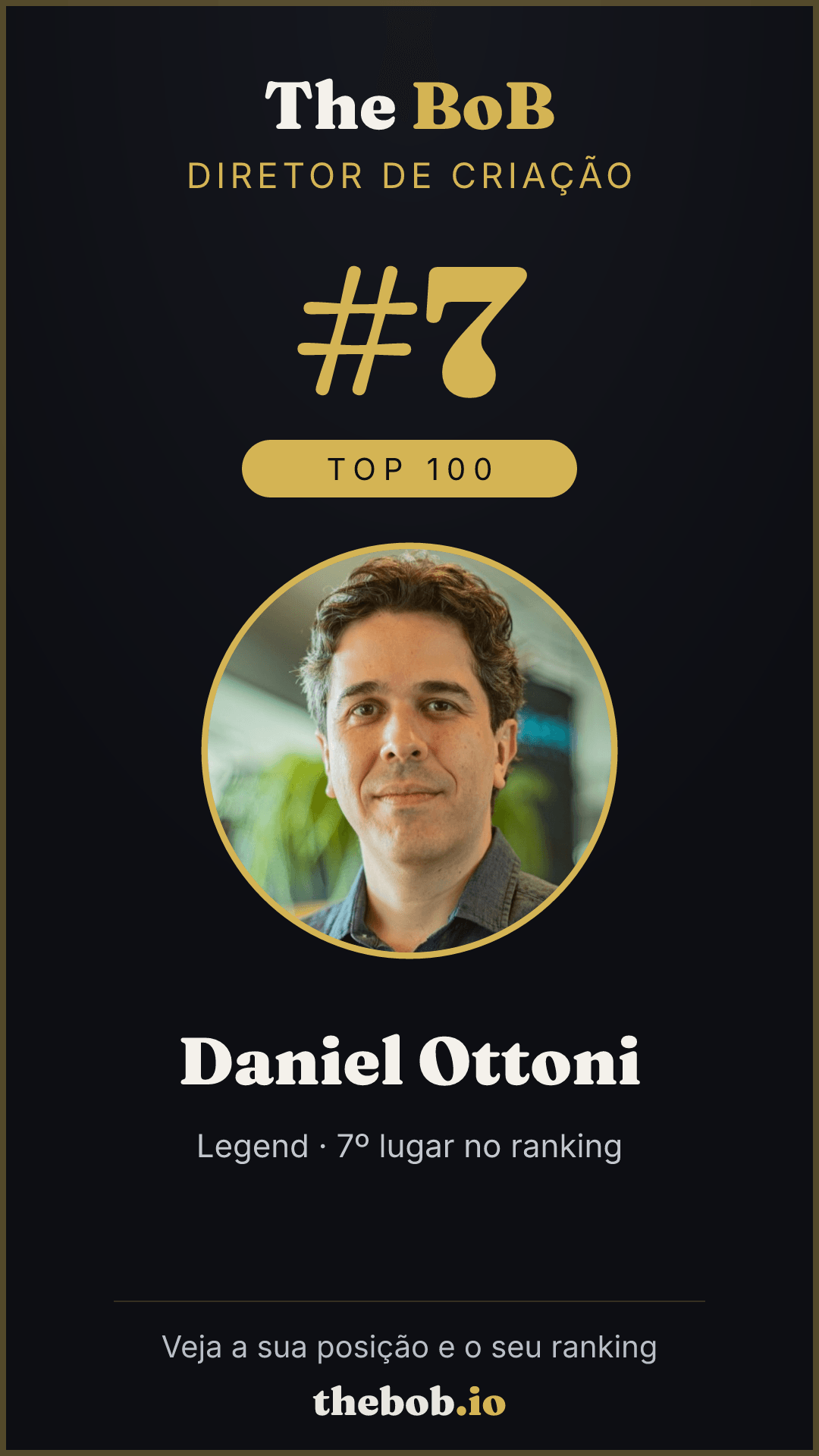Selo The BoB · Daniel Ottoni