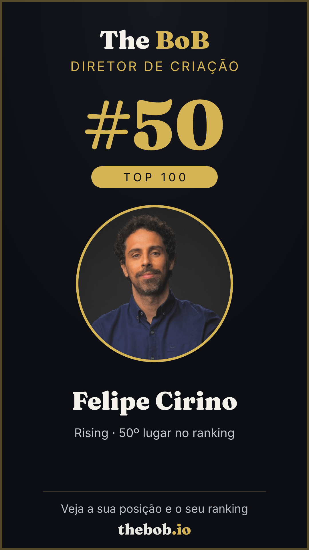 Selo The BoB · Felipe Cirino