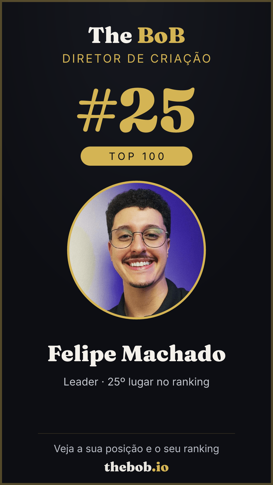 Selo The BoB · Felipe Machado