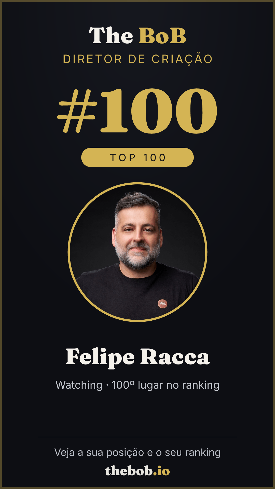 Selo The BoB · Felipe Racca