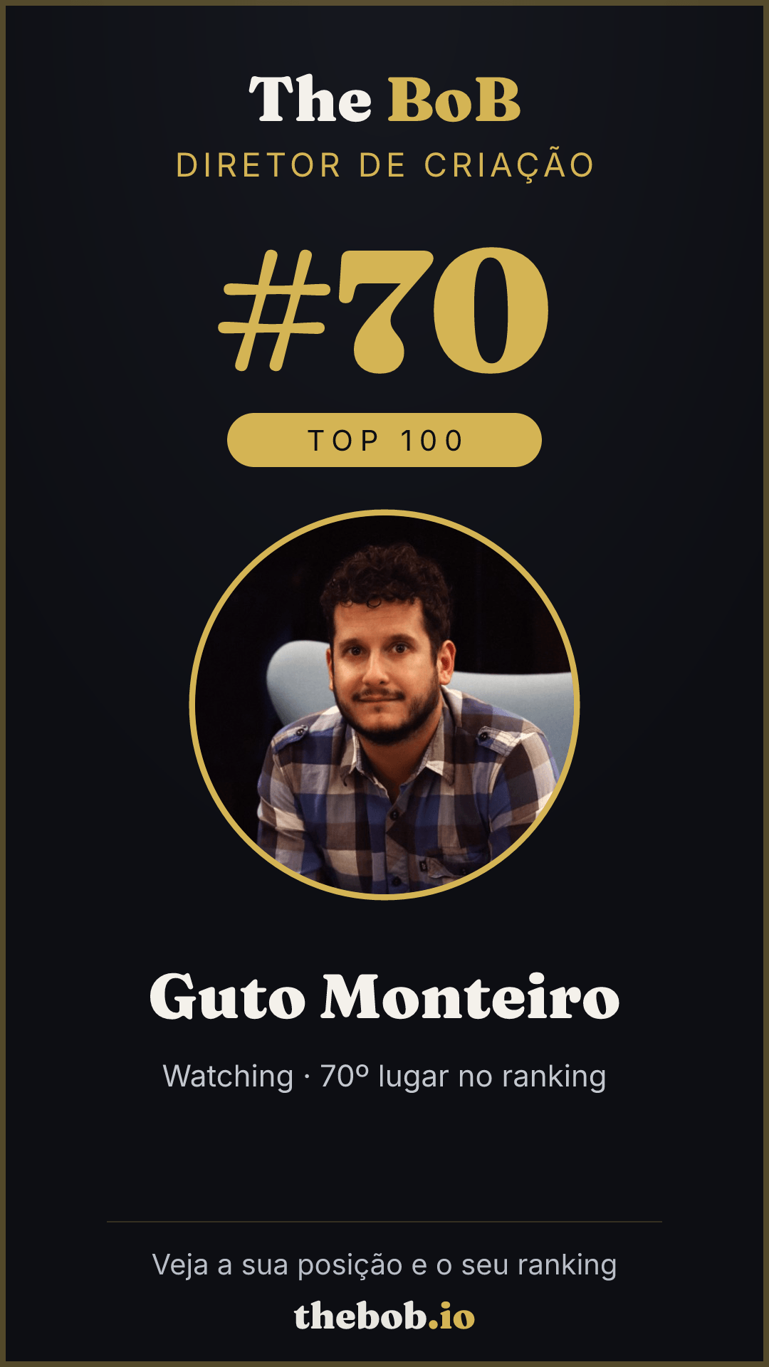 Selo The BoB · Guto Monteiro