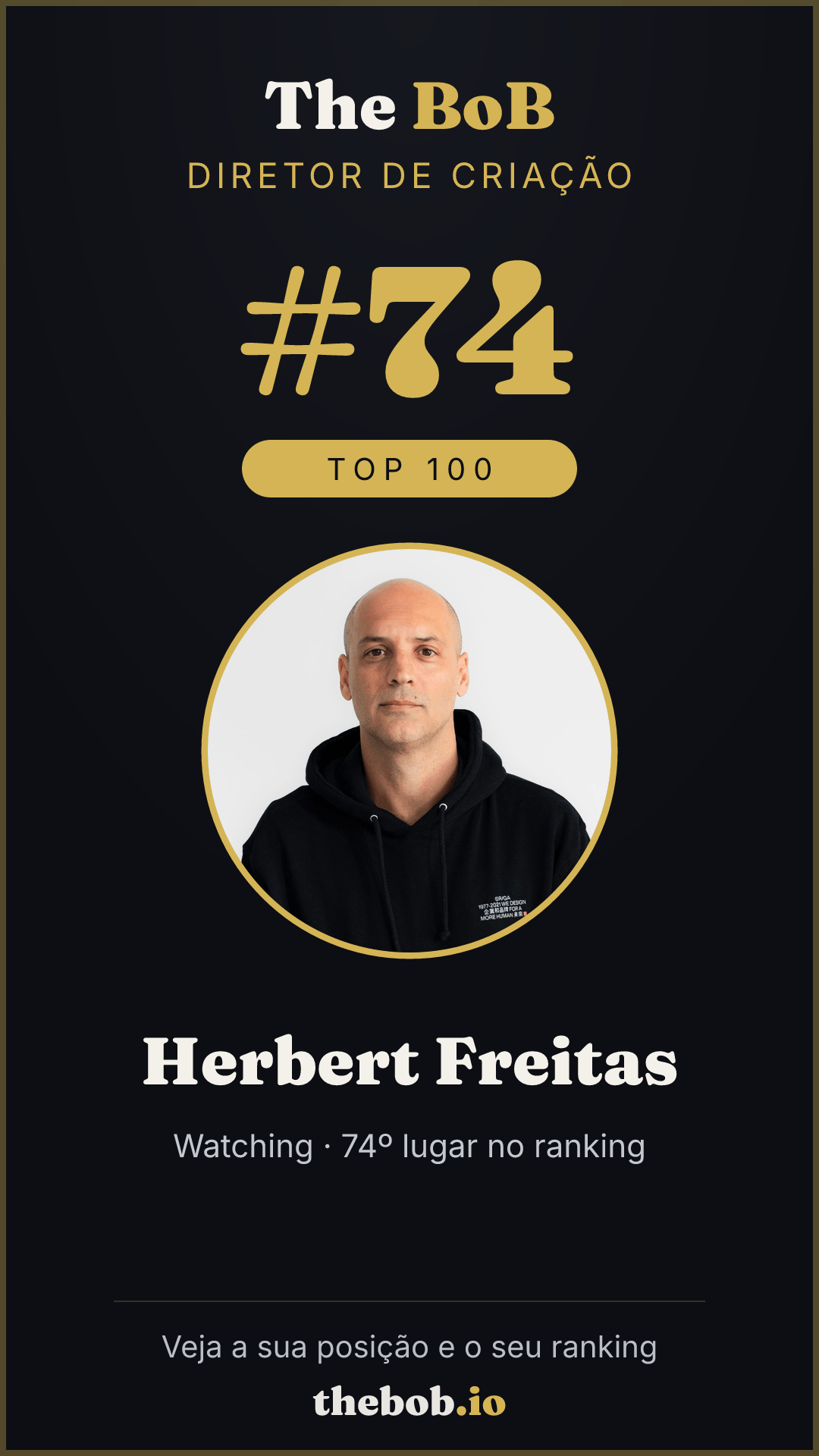 Selo The BoB · Herbert Freitas