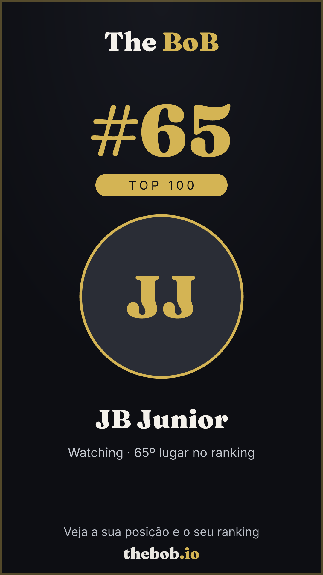 Selo The BoB · JB Junior