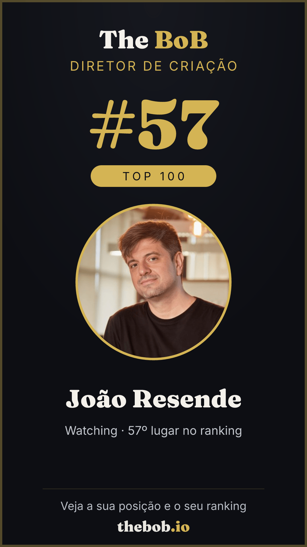 Selo The BoB · João Resende