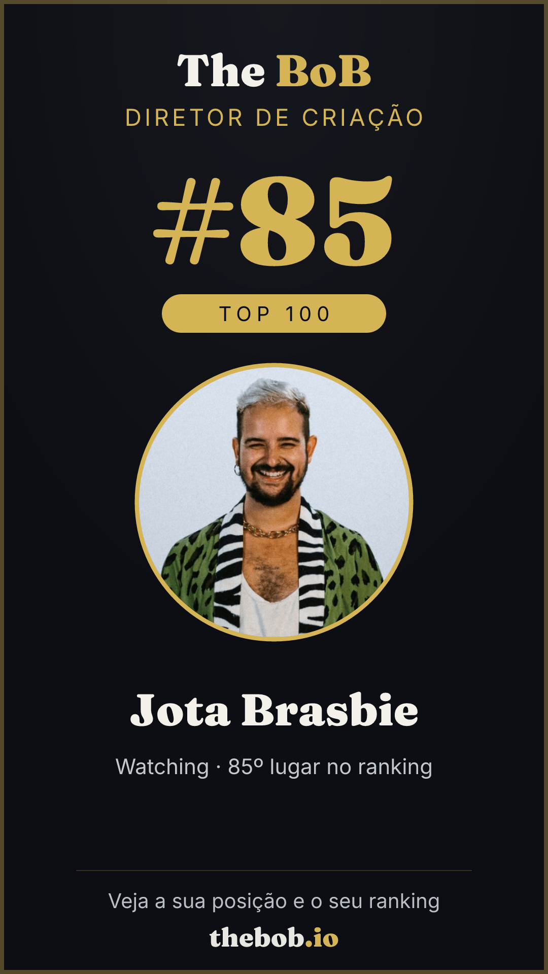 Selo The BoB · Jota Brasbie