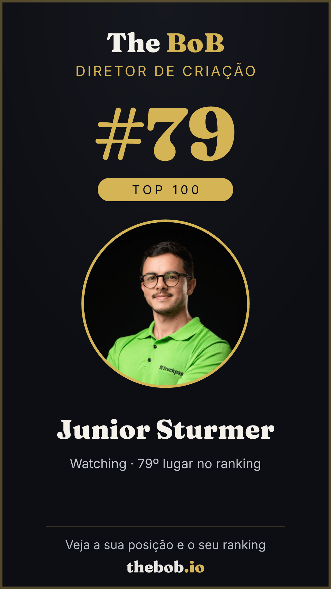 Selo The BoB · Junior Sturmer