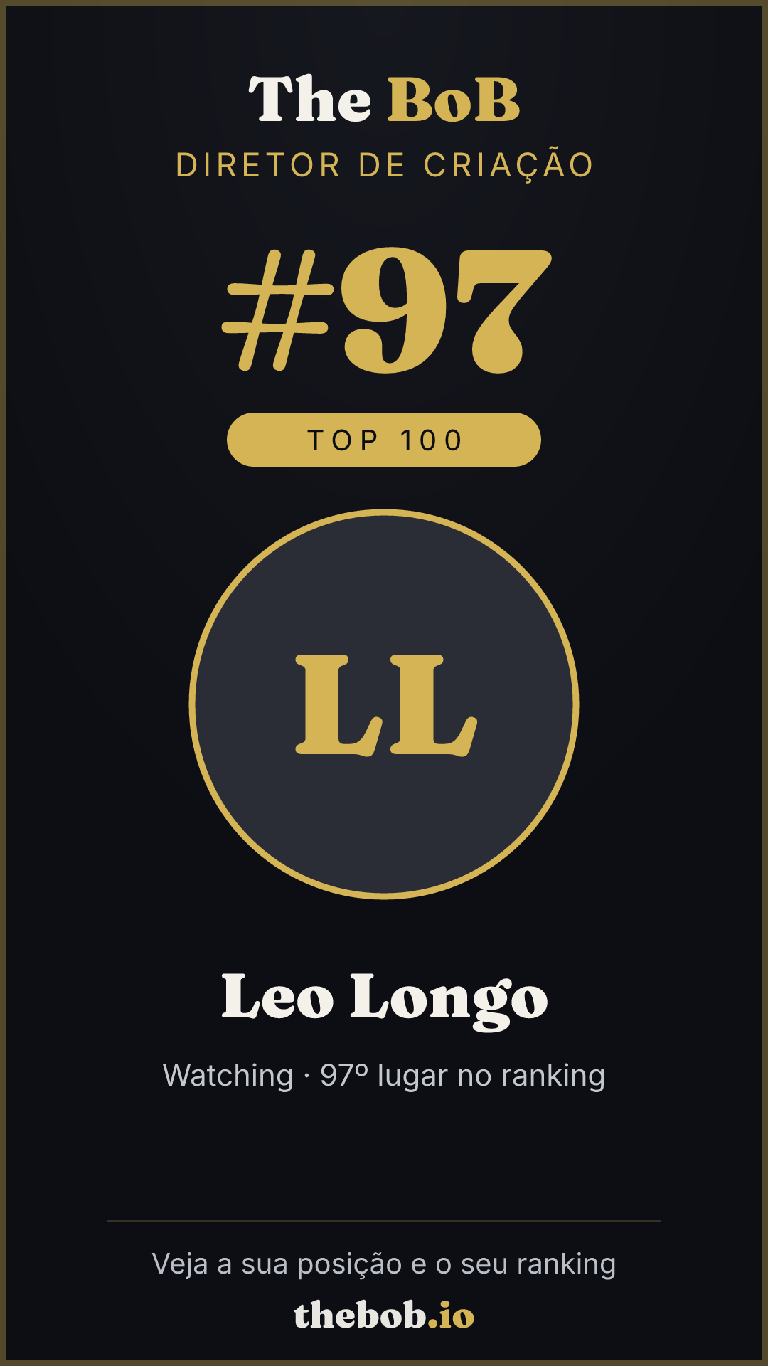 Selo The BoB · Leo Longo