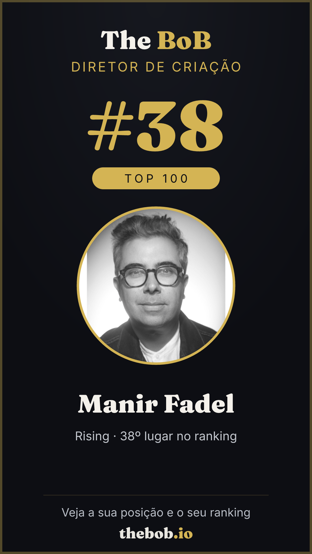 Selo The BoB · Manir Fadel