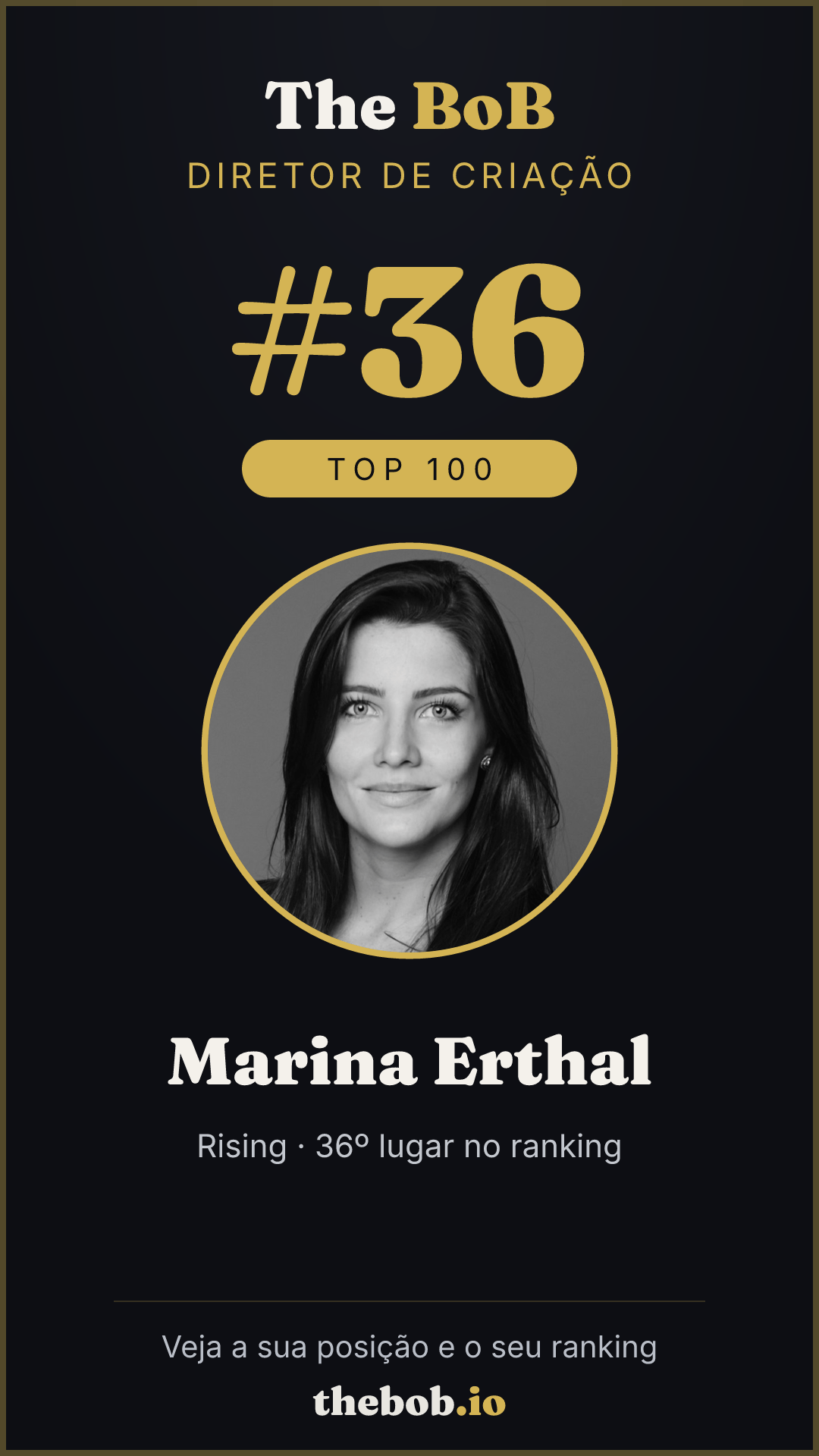 Selo The BoB · Marina Erthal