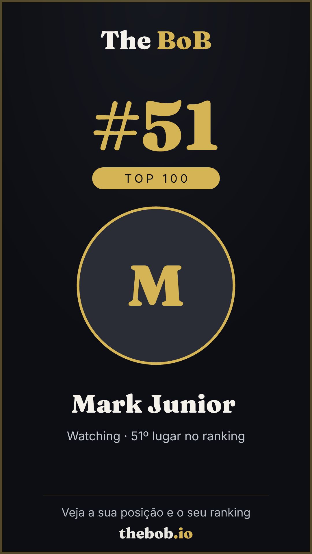Selo The BoB · Mark Junior ️‍