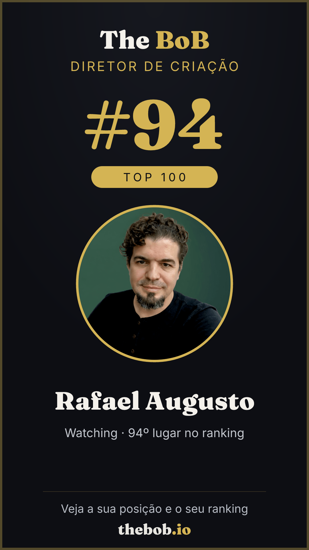 Selo The BoB · Rafael Augusto