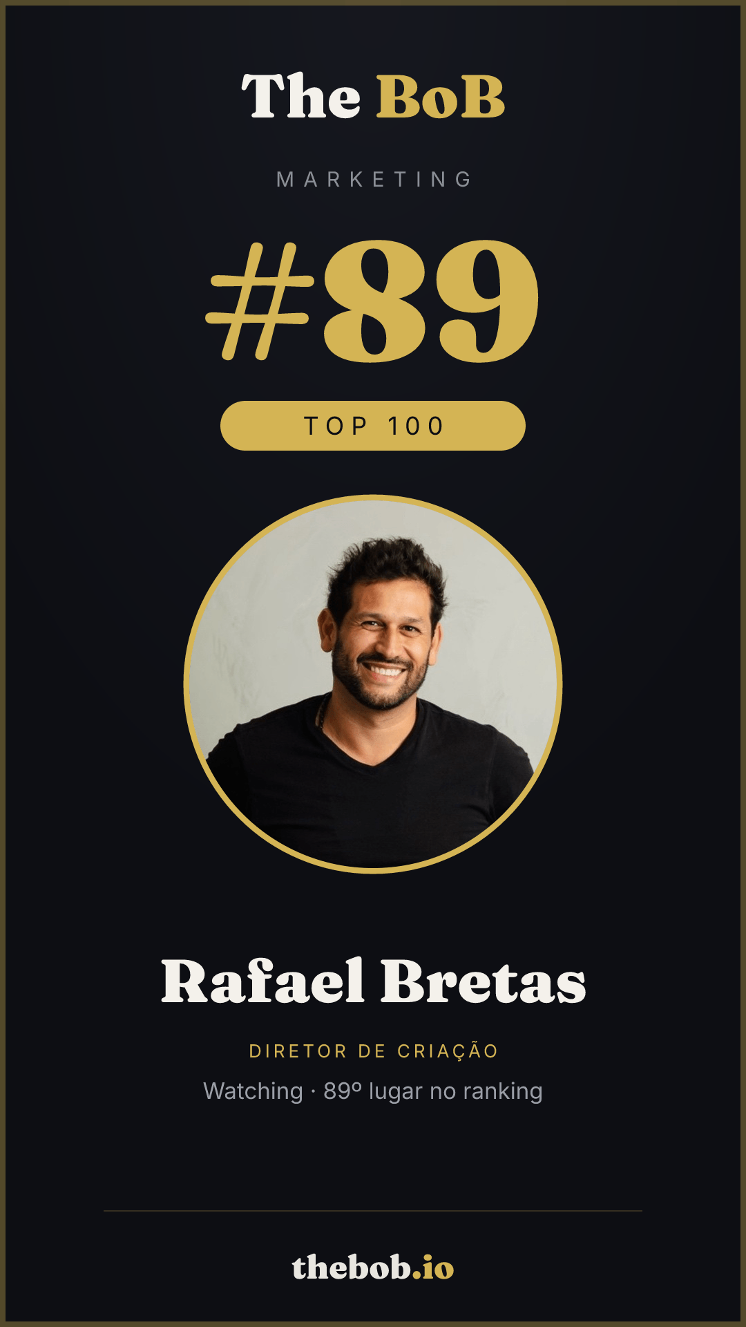 Selo The BoB · Rafael Bretas
