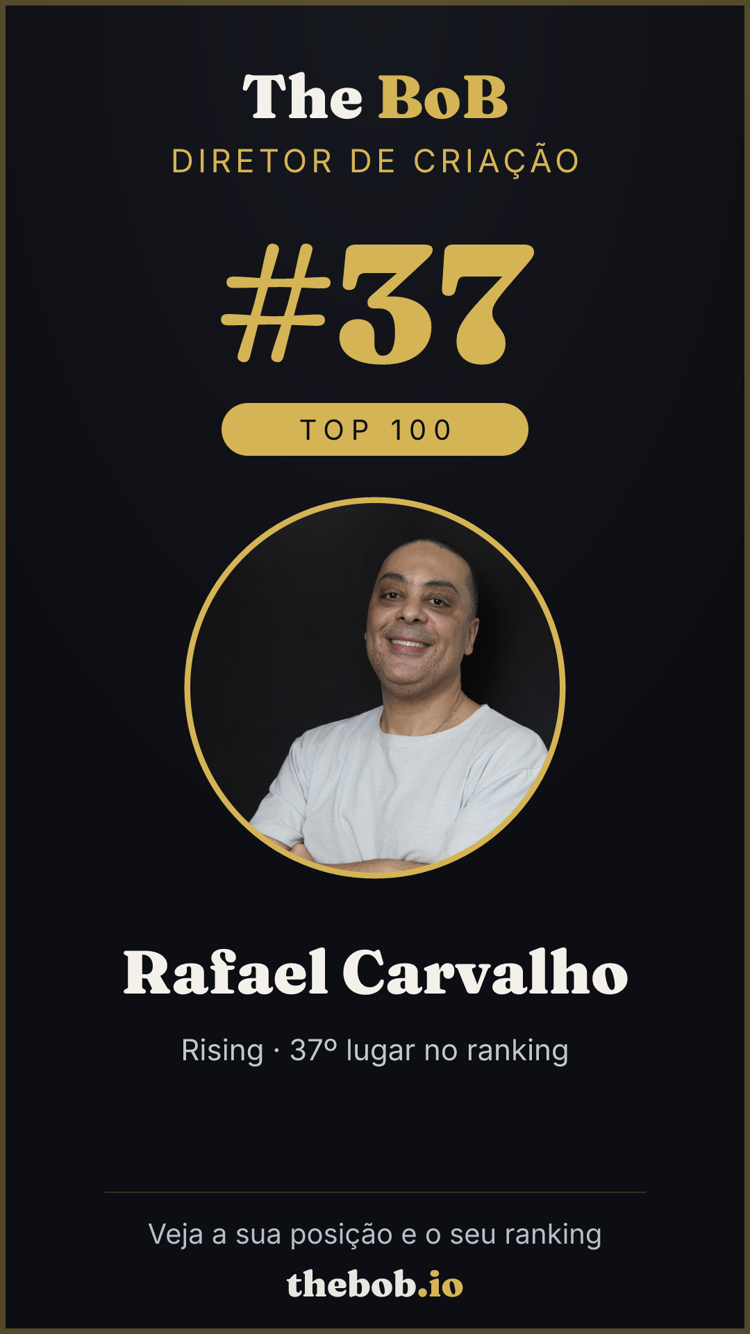 Selo The BoB · Rafael Carvalho