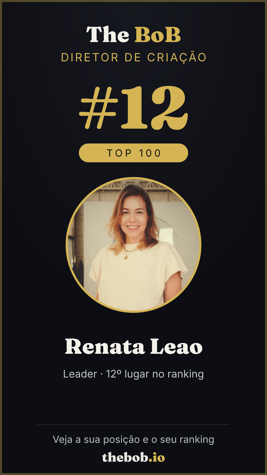 Selo The BoB · Renata Leao