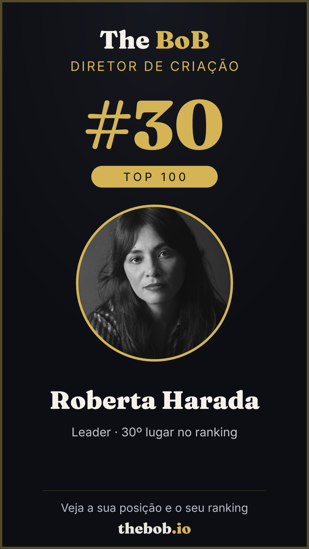 Selo The BoB · Roberta Harada