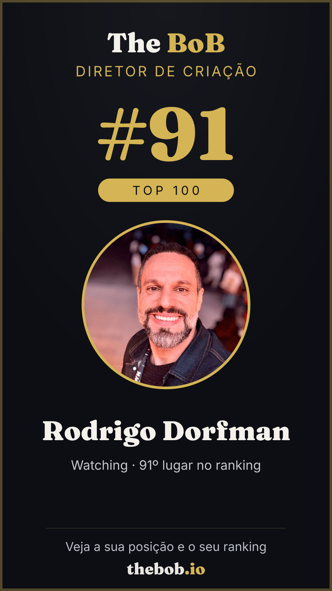 Selo The BoB · Rodrigo Dorfman