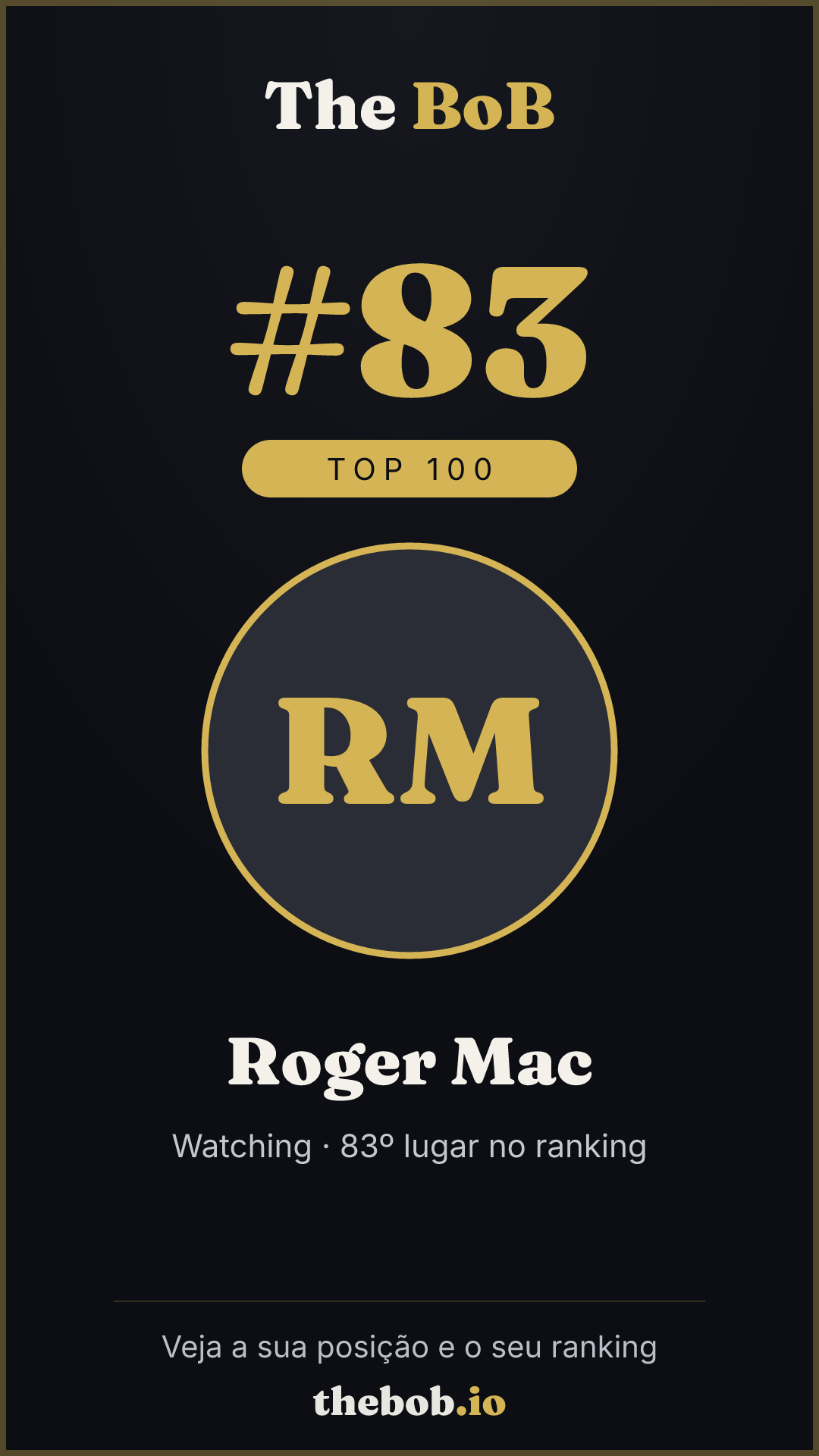 Selo The BoB · Roger Mac