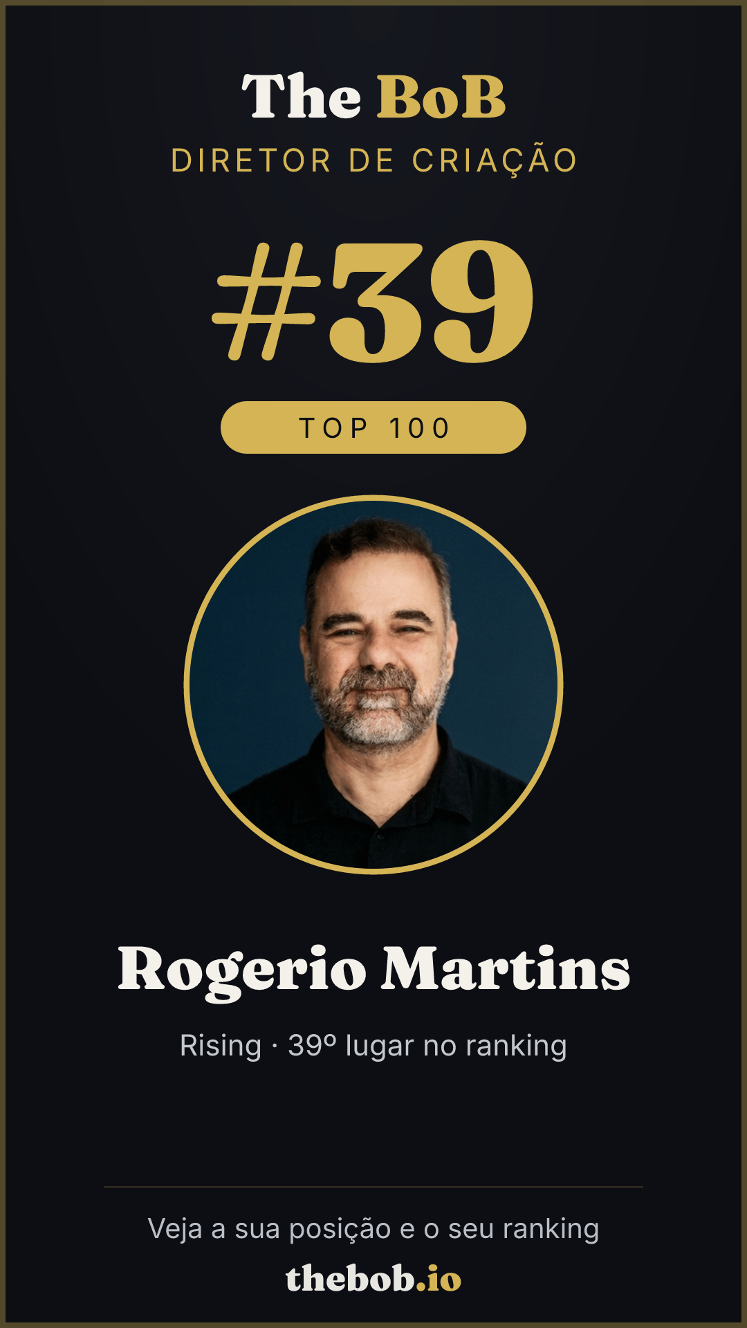 Selo The BoB · Rogerio Martins