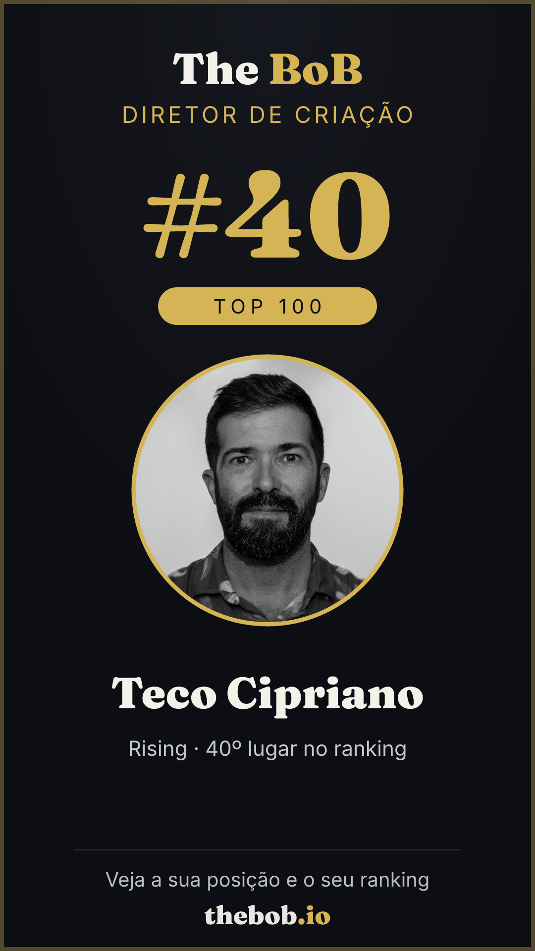 Selo The BoB · Teco Cipriano
