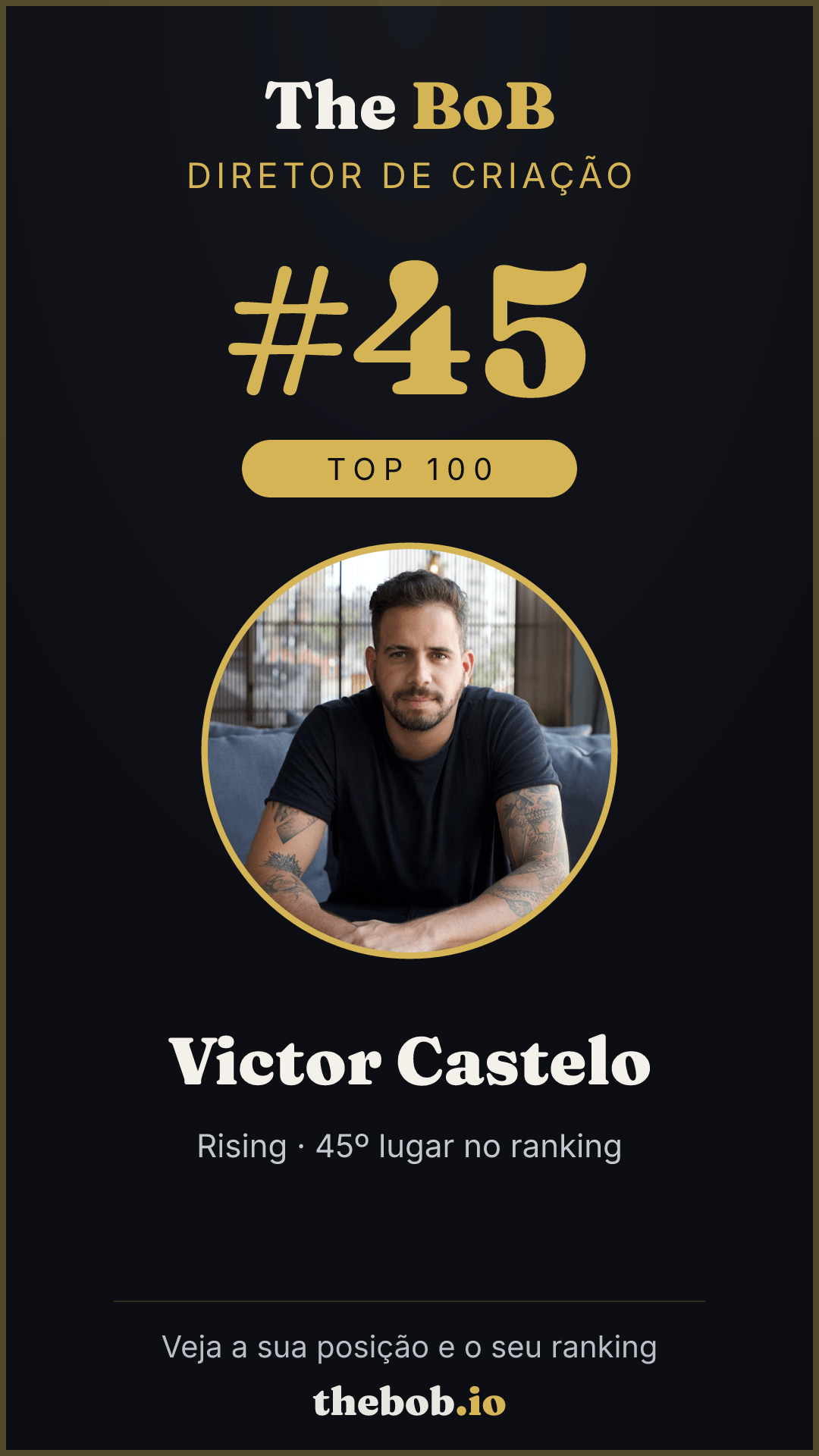 Selo The BoB · Victor Castelo