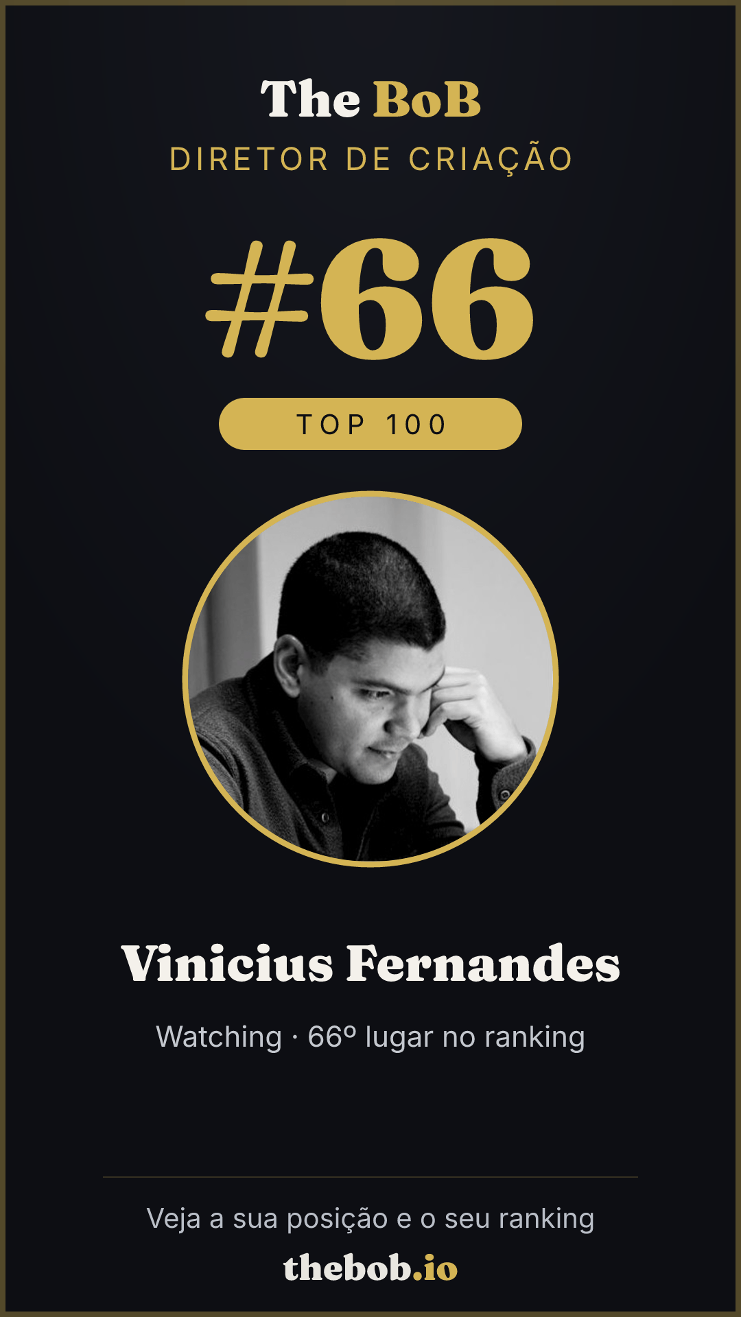Selo The BoB · Vinicius Fernandes