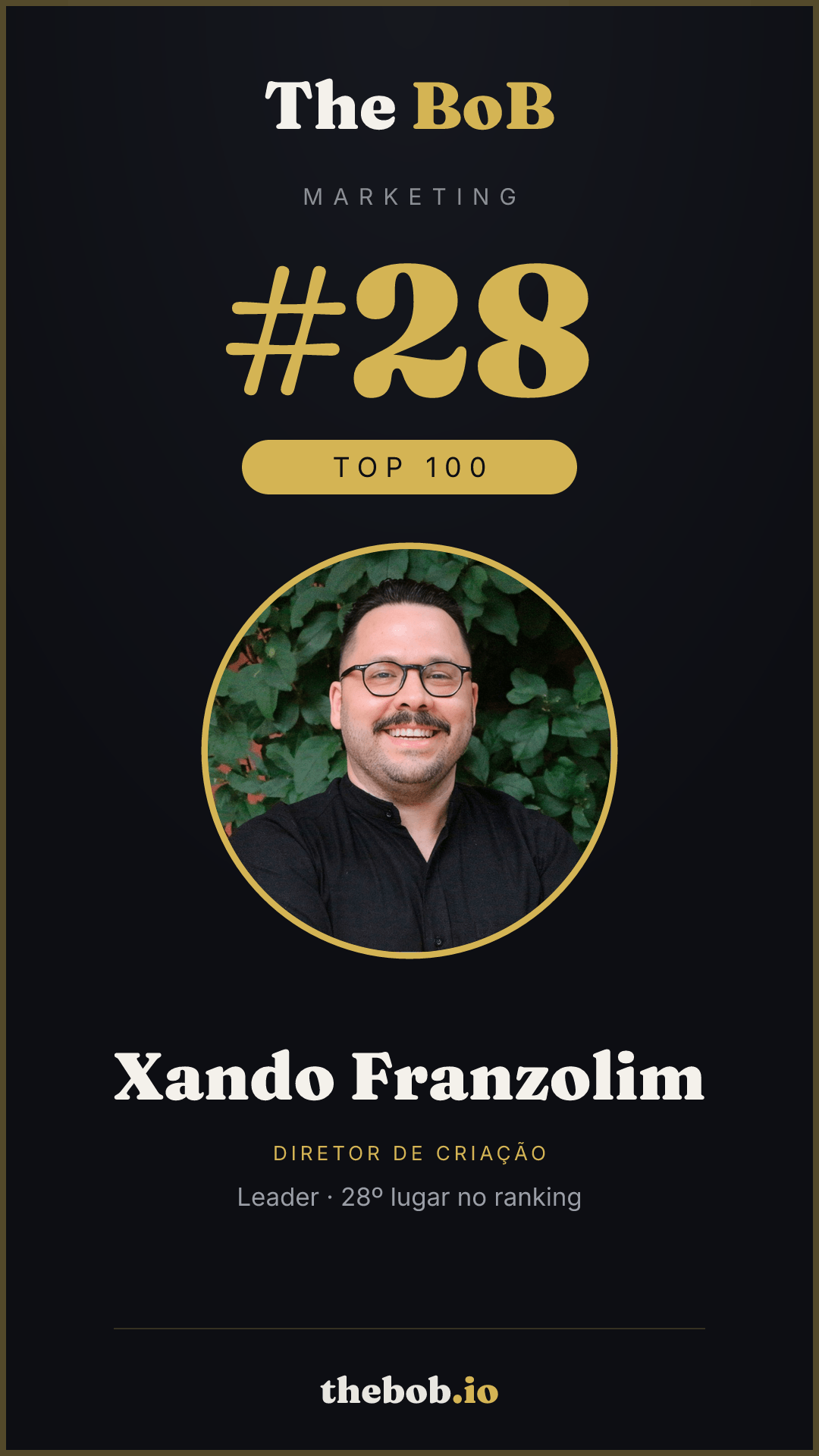 Selo The BoB · Xando Franzolim