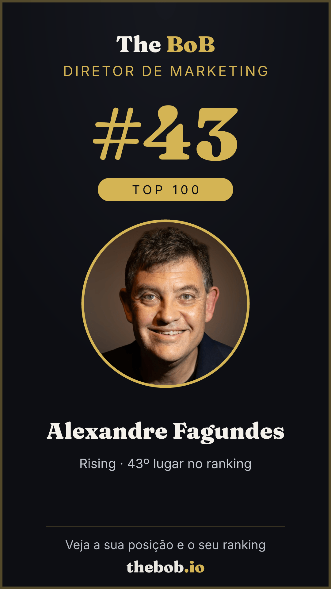 Selo The BoB · Alexandre Fagundes