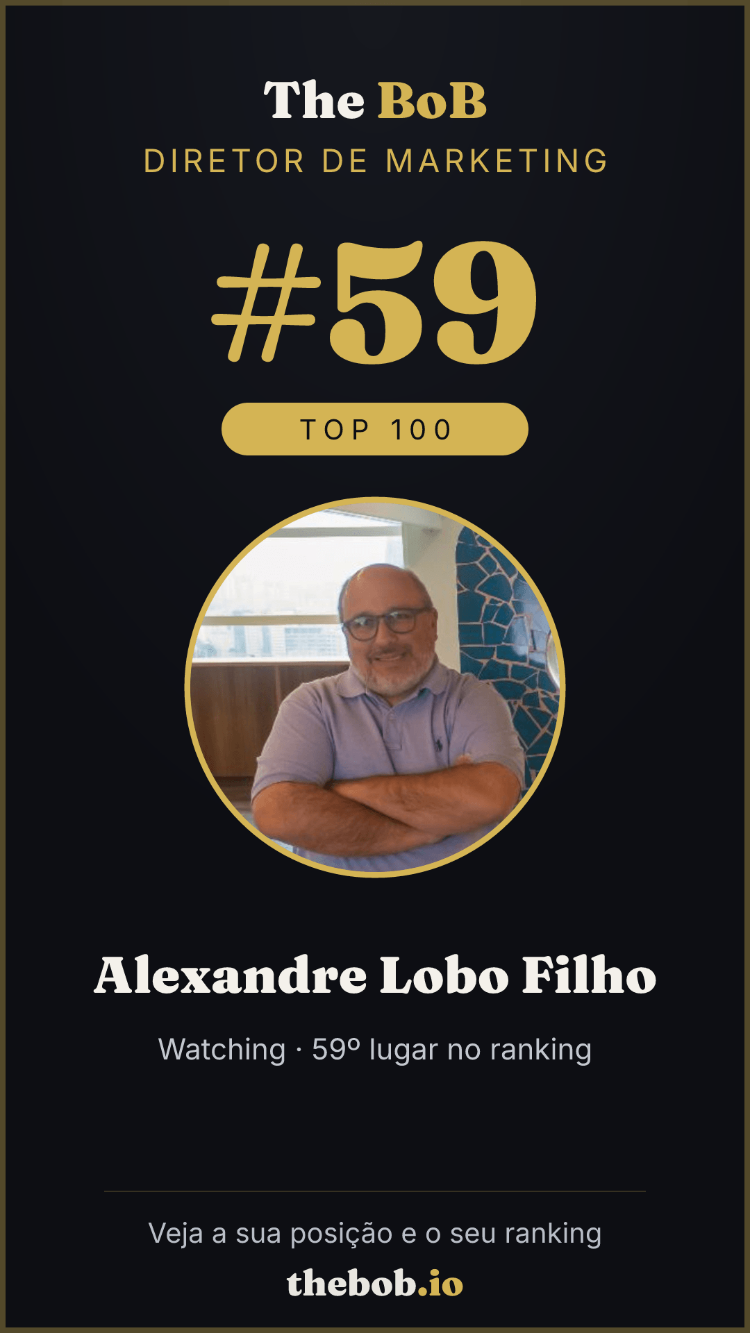 Selo The BoB · Alexandre Lobo Filho